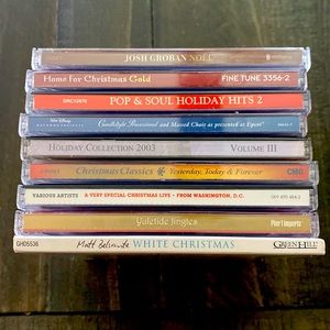 CD audio Christmas bundle w Josh Groban, Disney candlelight processional, & more